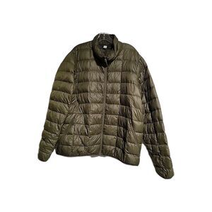 REI Co-Op Men's 650 Down Quilted Lightweight Insulated Full Zip Jacket Blue XL